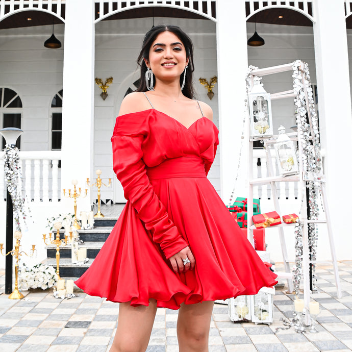 Jingle Kiss Short Dress